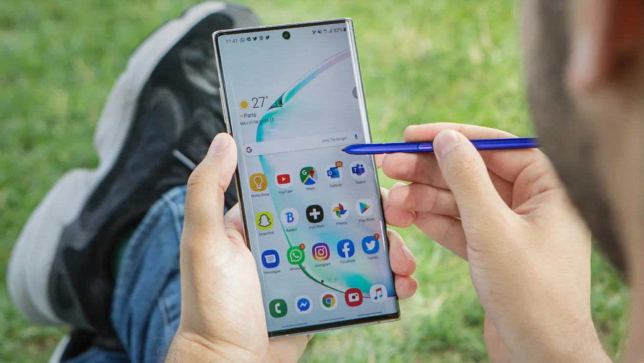display samsung note 10