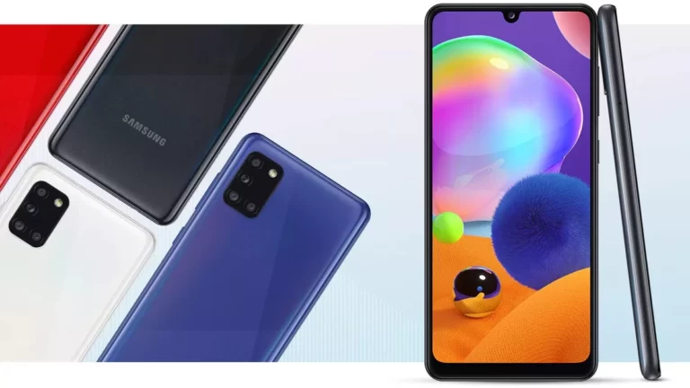 display samsung A31